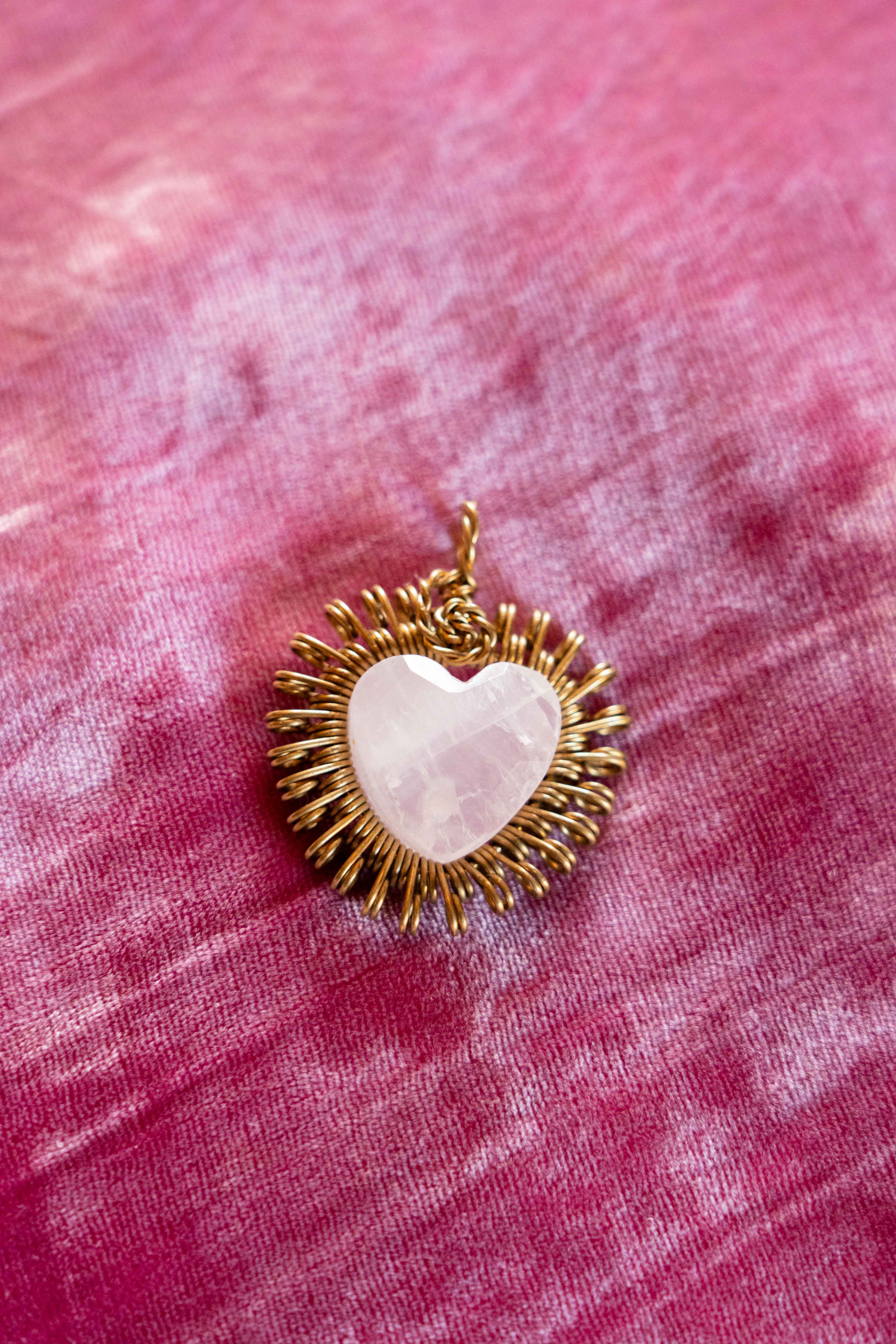 INMACULADO CORAZÓN CUARZO ROSA