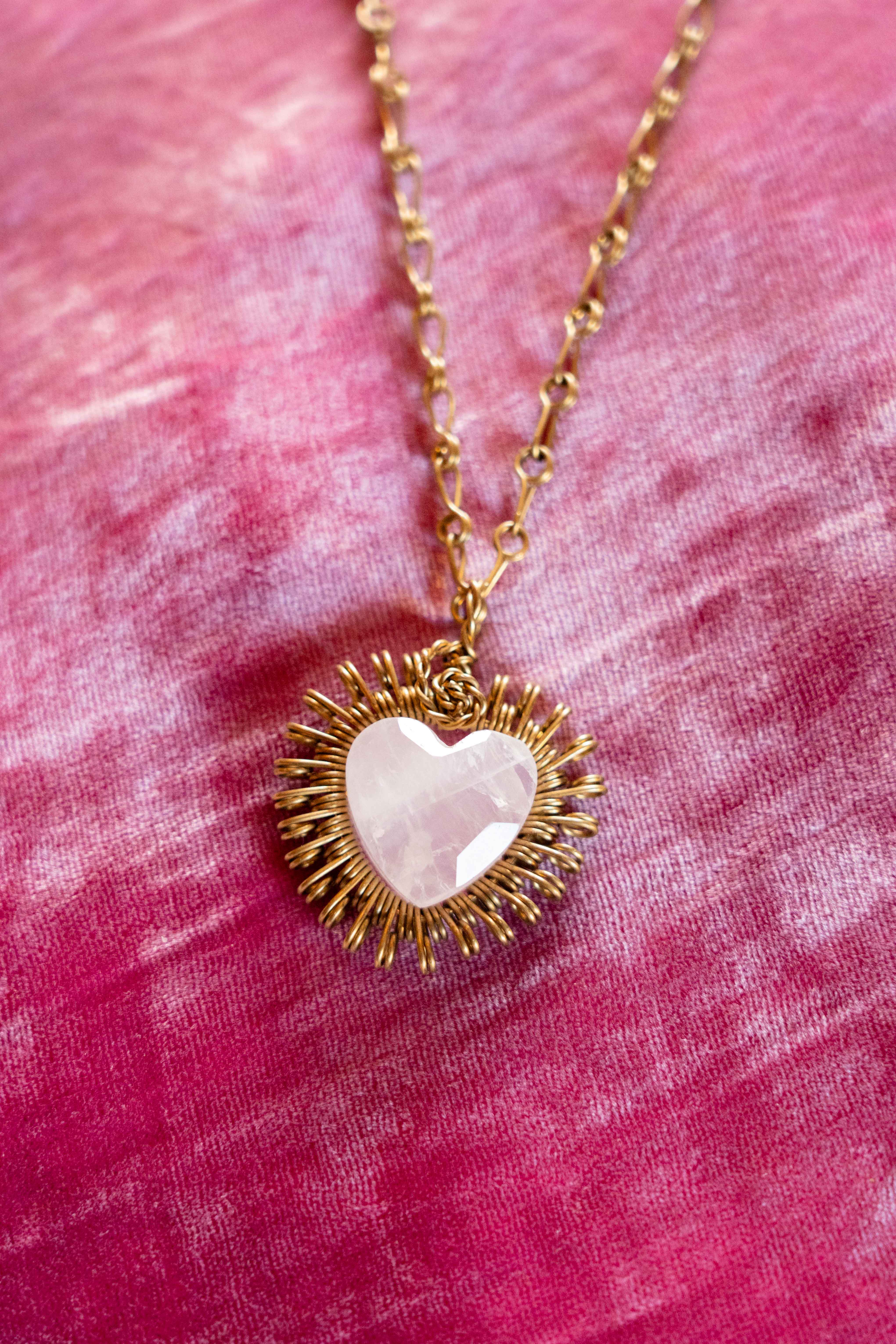INMACULADO CORAZÓN CUARZO ROSA