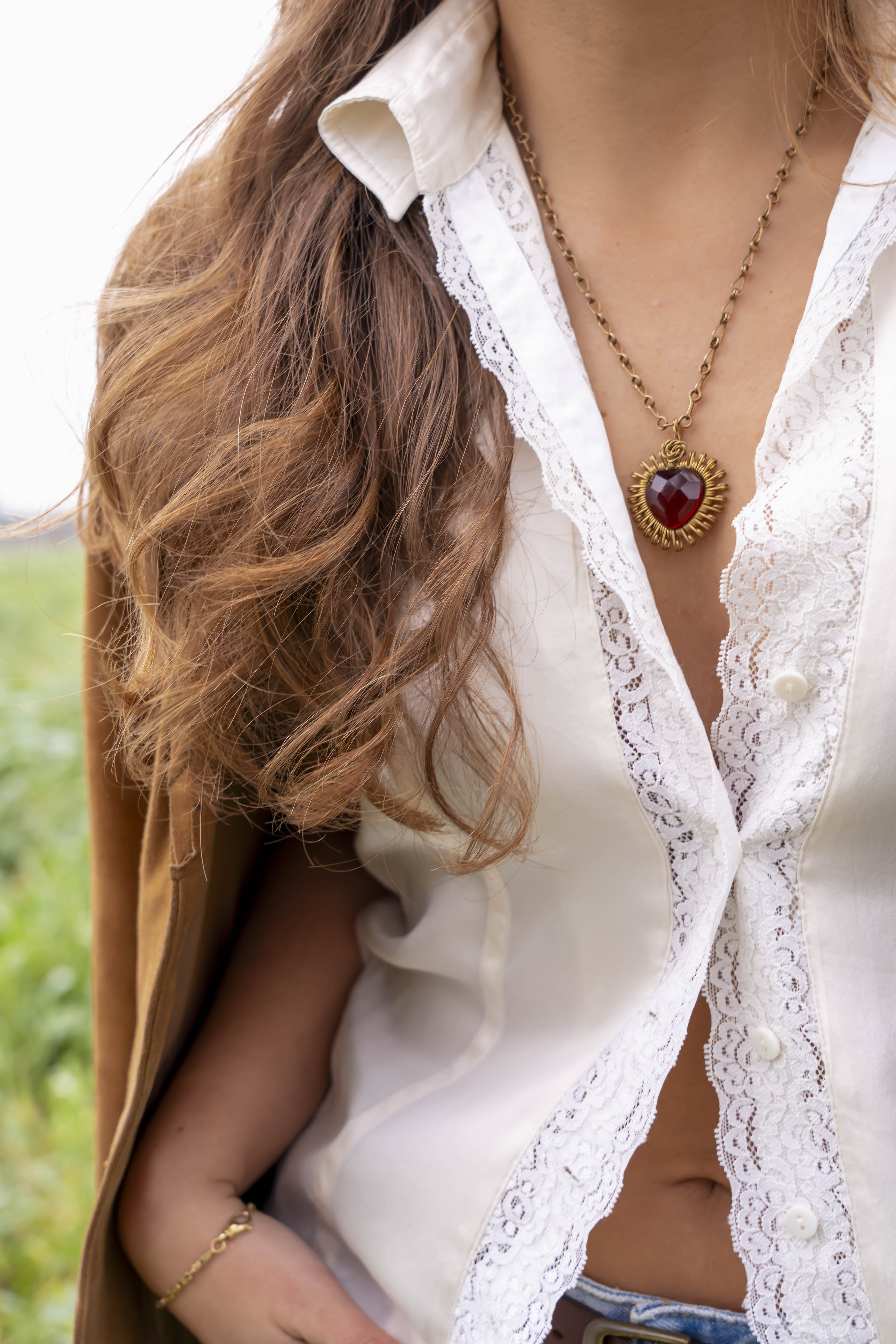 INMACULADO CORAZÓN CRISTAL ROJO