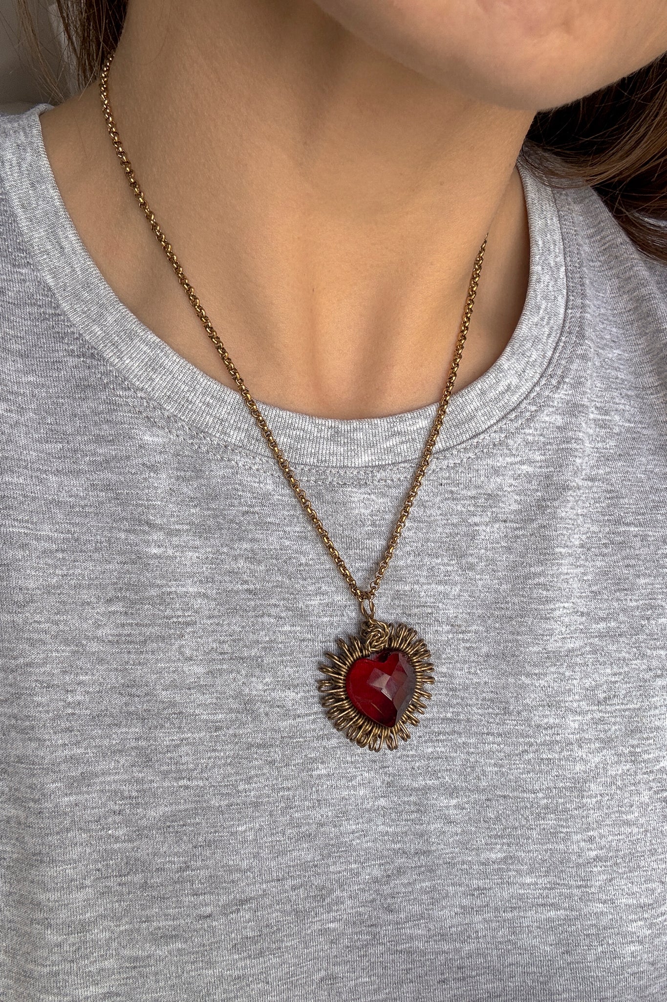 Cadena Acero Inox Dorada