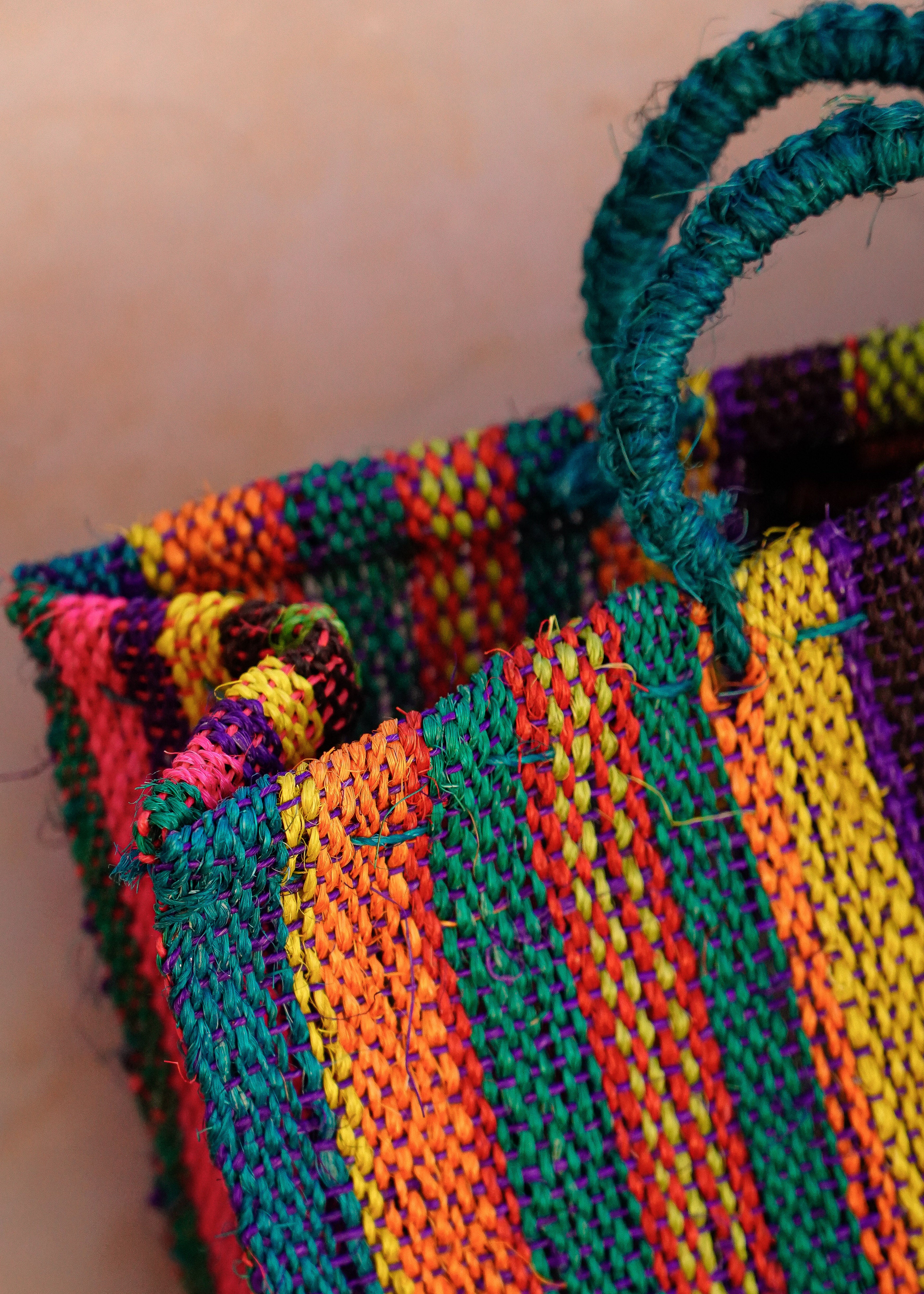 Maguey Maxi Turquesa y Multicolor