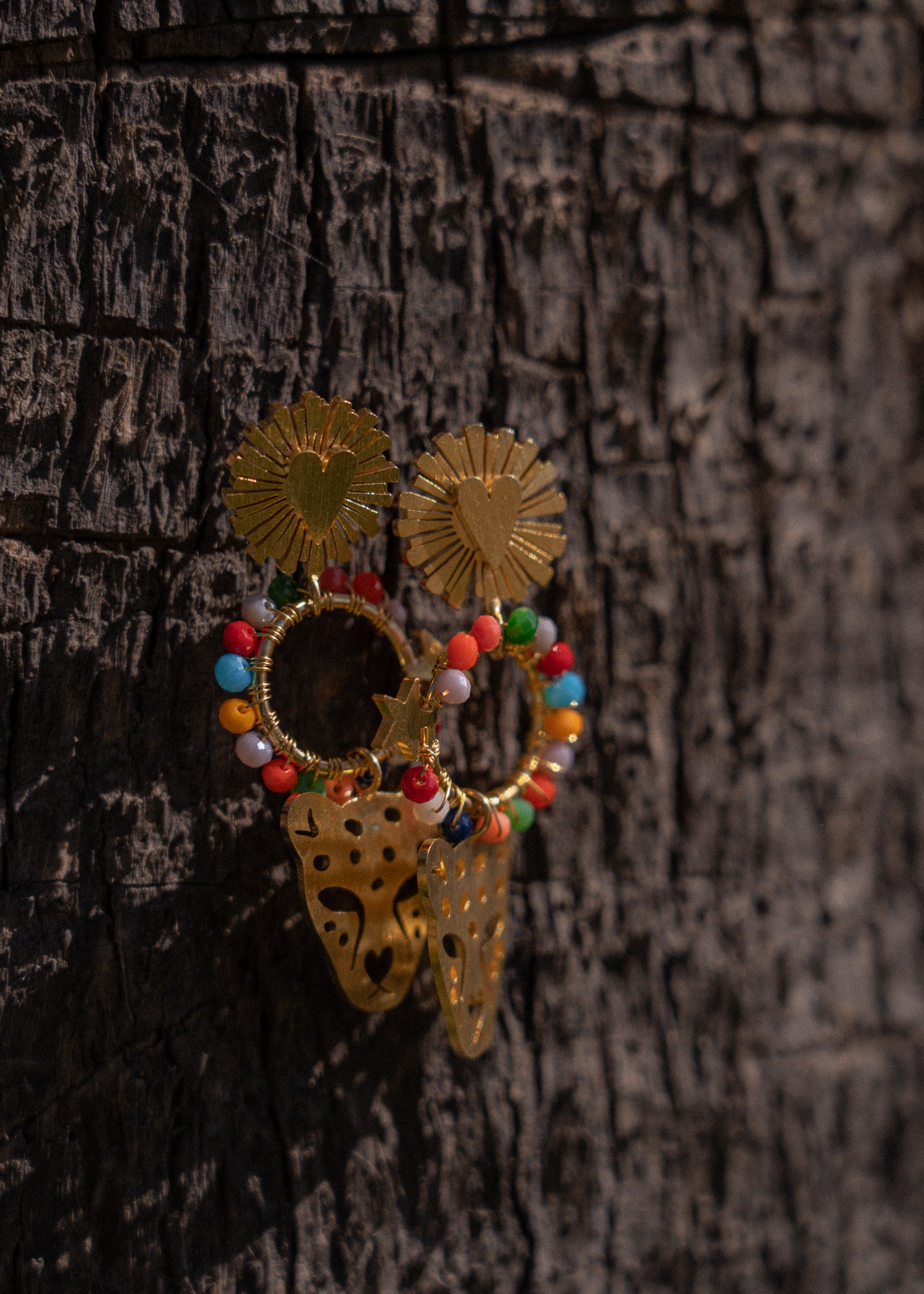 Pendientes Cristales de Jaguar