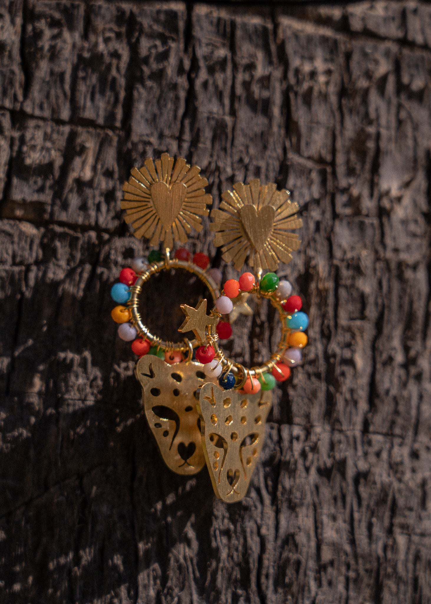 Pendientes Cristales de Jaguar