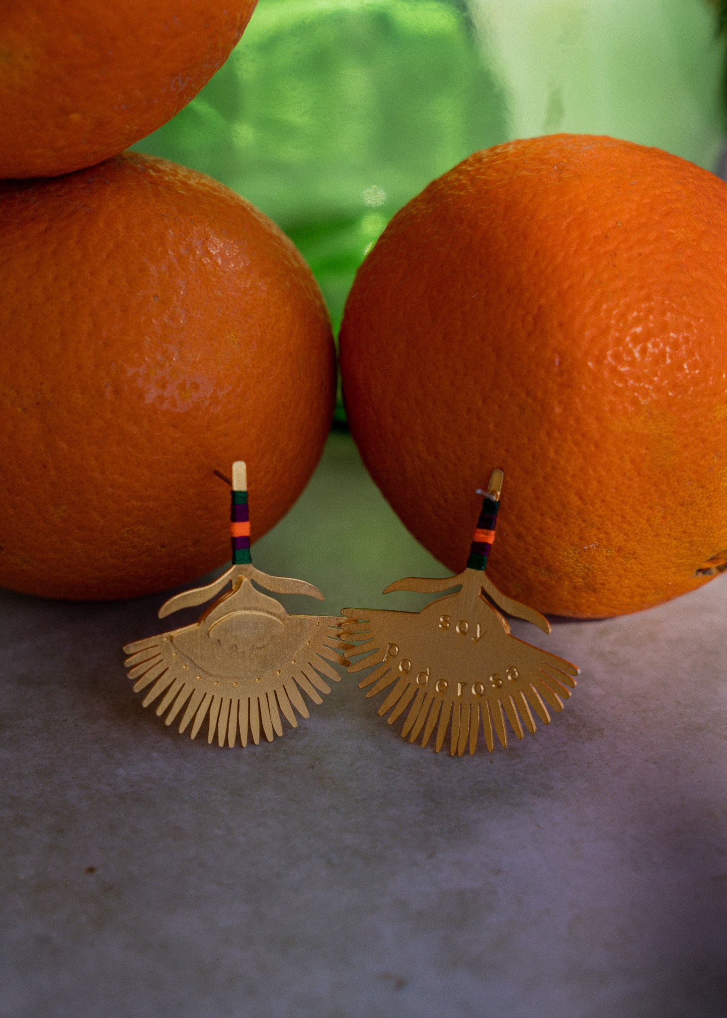 Pendientes Flor Abanico